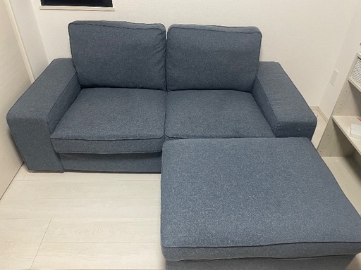 ソファ　オットマン付　IKEA 使用半年