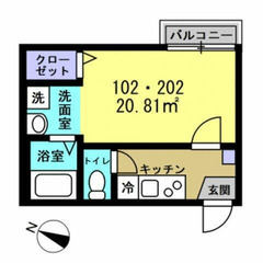 😇審査トースくん😇敷礼0円 🌈 夜職/自営業/金融ブラック→審査通します❗️  ＪＲ川越線 指扇 徒歩13分バス6分 バス停 赤羽根自治会館入口 停歩7分❗️さいたま市西区大字指扇 2856-86 ❗️AT51241 - さいたま市