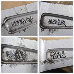 【中古品】ベンツ用　ホイール 4本セット 17x6.5 5-112 +38　メルセデスベンツ GLA X156 17 6.5 5穴 112 ET38の画像