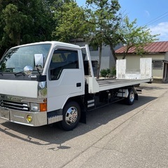 希少 H4 角目 旧キャンター カスタムターボ 積載車 極東フラ...