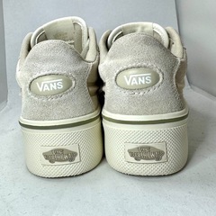 VANS スエード厚底 23cm ベージュ系の画像