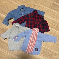 90サイズのシャツ　4枚セット