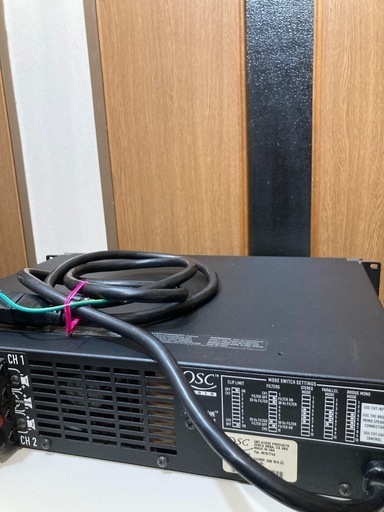 パワーアンプ　PLX1602  500W+500W ケース付