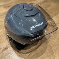 コミネ　ヘルメット　HK-172 グレーLサイズ　超美品の画像