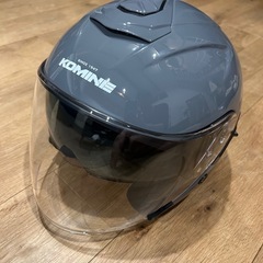 コミネ　ヘルメット　HK-172 グレーLサイズ　超美品の画像