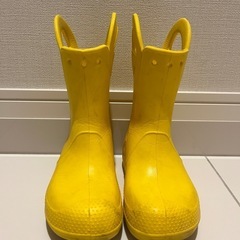 crocs レインブーツ　19cm　の画像
