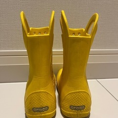 crocs レインブーツ　19cm　の画像