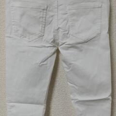 キッズガールズ Lindauer(リンドール)ストレッチホワイトデニム130cmの画像
