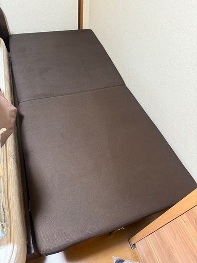送料込 中古 折りたたみベッド シングル アイリスオーヤマ アイリスオーヤマ 折りたたみベッド シングル コンパクト