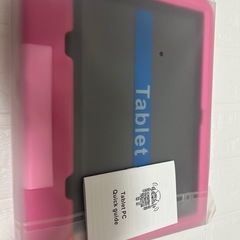 キッズタブレット10.1インチ Android 13 wifiモデル　ピンク　ケース付きの画像