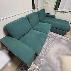 【値段交渉可】IKEA L字ソファ