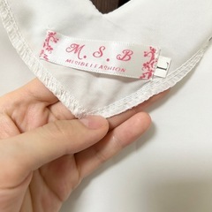 値下げ！夏服レディース　白　トップスの画像