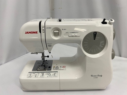 □JANOME ジャノメ ミシン Crowm Lady IJ-550 Model 664型  電源コード付き