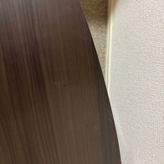 NITORI ニトリ|折りたたみテーブル ラポール 楕円(ダークブラウン)   の画像