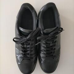 GU　黒スニーカーの画像