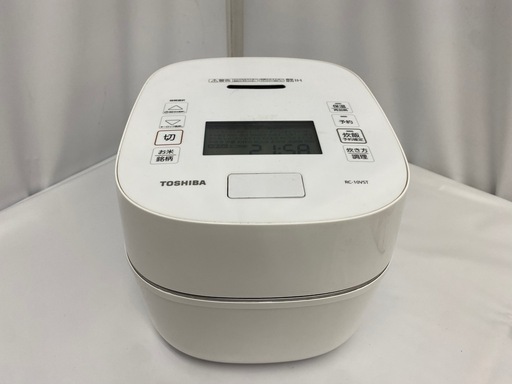 ◎TOSHIBA 東芝 真空圧力IHジャー 炊飯器 5.5合炊き 炎匠炊き RC-10VST　 2023年製