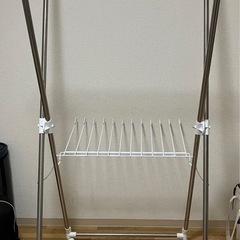 【受渡者決定済】物干し 風ドライ 室内用 折りたたみ式 キャスタ...