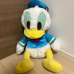 ドナルドダック　赤いほっぺ　スーパーラージぬいぐるみ