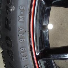 マークX G's 純正 19インチ 鍛造ホイール·スタッドレスタイヤ4本セット【235/40R19】の画像