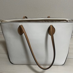 samannsa&chouette  バッグ ホワイトベージュ(茶)の画像