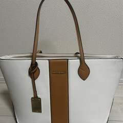 samannsa&chouette  バッグ ホワイトベージュ(茶)
