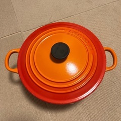 【人気色オレンジ★】ル・クルーゼ 22㎝　鍋ココット