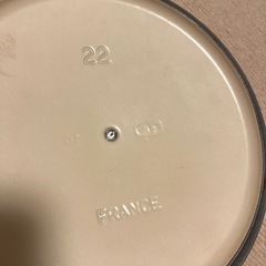 【人気色オレンジ★】ル・クルーゼ 22㎝　鍋ココットの画像