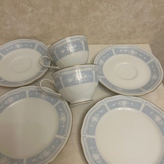 【ノリタケ】レースウッドゴールド　カップ&ソーサー&小皿　4セットの画像