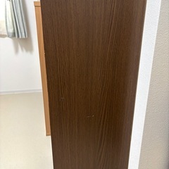 焦げ茶色　カラーボックスの画像