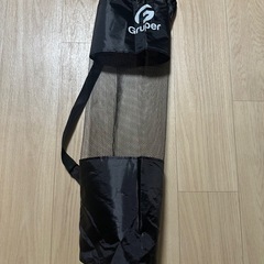 【新品】Gruper ヨガマットケース 黒　紐付き