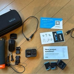 【美品】GoPro9 付属品/バッテリー3個/充電器あり