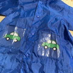 男の子　車柄　レインコート　100cmの画像