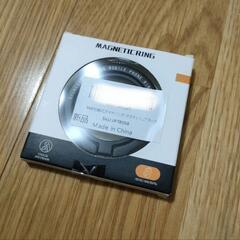 360度回転式 スマホリング マグネット式 携帯 ホルダー 便利 簡単 ブラックの画像