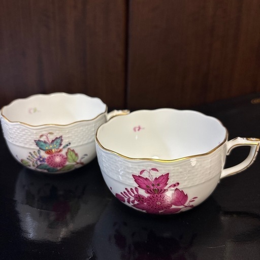 Helend ヘレンド カップ　アポニーフラワー　2点