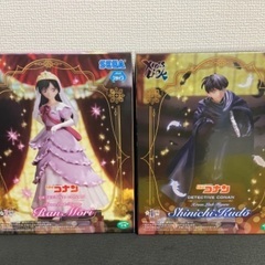 名探偵コナンXrossLinkフィギュア 工藤新一 毛利蘭セット