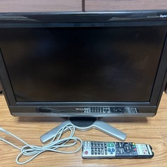 SHARP AQUOS D D50 LC-20D50  テレビ　20インチ　リモコン付きの画像