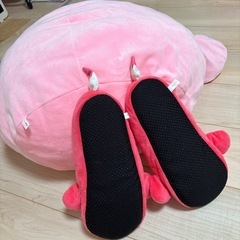 マイメロディー　ふわふわクッション　スリッパ　セット売りの画像