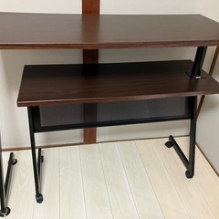 木製パソコン机