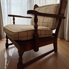 一人がけソファー　W70cm×D75cm×H80cm