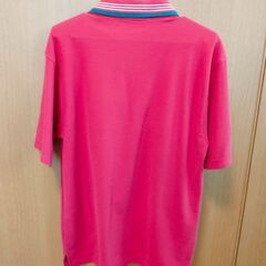 ポロシャツ　赤　M　中古　送料が高いので取りにこれる方限定の画像