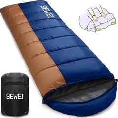 ❤️新品❤️SEWEI寝袋 シュラフ 封筒型 防水 保温 冬用 ...