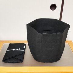 【未使用新品】不織布プランター　7ガロン 直径34x30センチ（...
