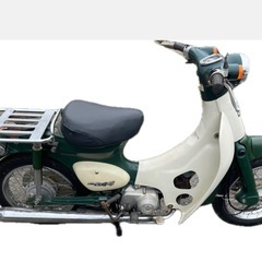 ホンダ スーパーカブ リトルカブ　緑と白の画像