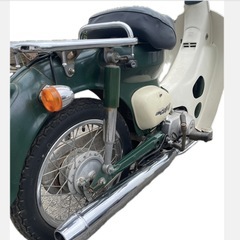 ホンダ スーパーカブ リトルカブ　緑と白の画像