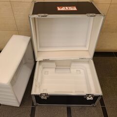 値下げ　キャリア　ケース　ラックケース　楽器　運搬　大型ハードケース ブラック フォームインサート付きの画像