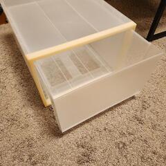 無印良品 PP衣装ケース 4個の画像