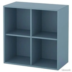 IKEA EKET エーケト　ブルー　4コンパートメント　廃番カラー