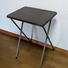 折り畳みミニテーブル☆中古家具 ダークブラウン Mr Ma…