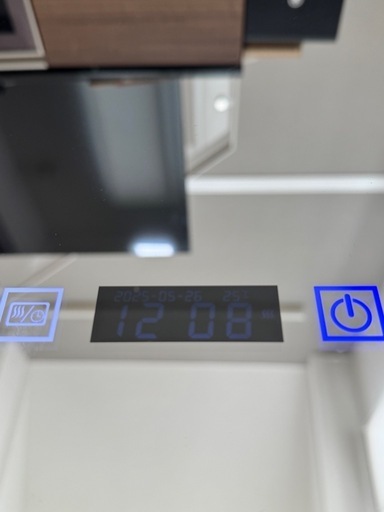 【新品未使用】LEDライト付きミラー 直径 50cm三段 階調光＋曇り止め機能付き壁掛け