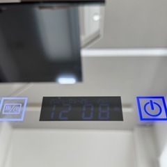 【新品未使用】LEDライト付きミラー 直径 50cm三段 階調光＋曇り止め機能付き壁掛けの画像